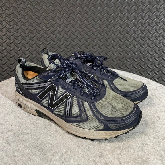 New Balance 410v5‎ All Terrain Trail Running Shoes MT410CN5 Gray Blue Men 10.5 - Picture 1 of 7